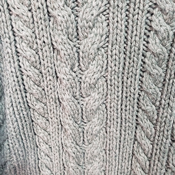 Vintage Hudson Trail Outfitters Green Cable Knit - Picture 6 of 6